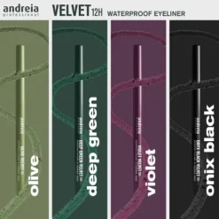 Andreia Velvet 12H Waterproof Eyeliner Violet