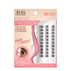 Ardell Naked Press On Pre-Glued Underlash Extensões De Pestanas Soft Volume