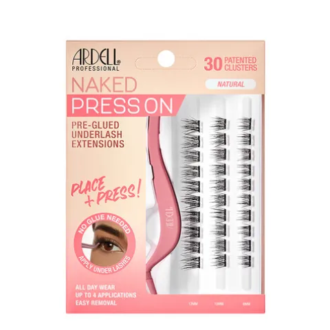 Ardell Naked Press On Pre-Glued Underlash Extensões De Pestanas Natural