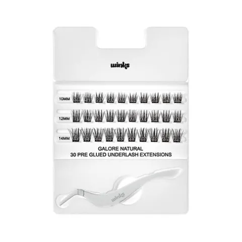 Ardell Winks Press On Pre-Glued Underlash Extensions Clusters Natural