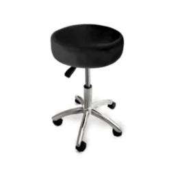 Banco De Estética Redondo Com Rodas