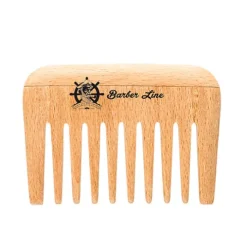 Barber Line Pente De Madeira Largo Para Barba-Bigode