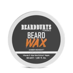 Beardburys Amber Midnight Wax Cera Fixação Para Barba E Bigode