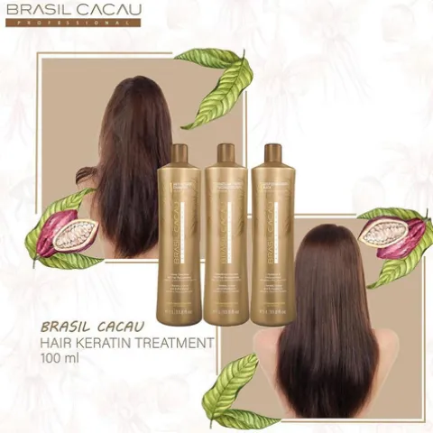 Brasil Cacau Eco Keratin 2 Cuidado Natural De Efeito Liso