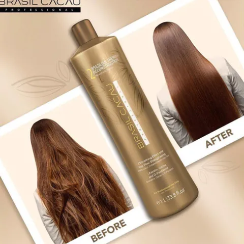 Brasil Cacau Eco Keratin 2 Cuidado Natural De Efeito Liso