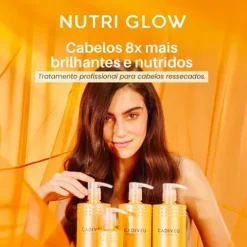 Cadiveu Nutri Glow Kit Profissional Laminação Capilar