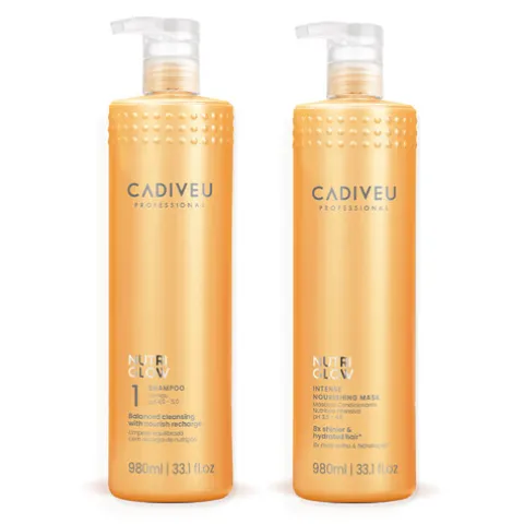 Cadiveu Nutri Glow Kit Profissional Laminação Champô + Máscara