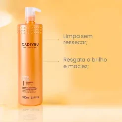 Cadiveu Nutri Glow Kit Profissional Laminação Champô + Máscara