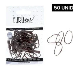 Eurostil Elásticos De Cabelo Castanho