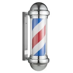 Eurostil Polo Barbeiro Decorativo Cromado