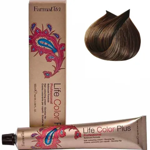 Farmavita Coloração Life Color Plus 6.32 Louro Escuro Dourado Irisado