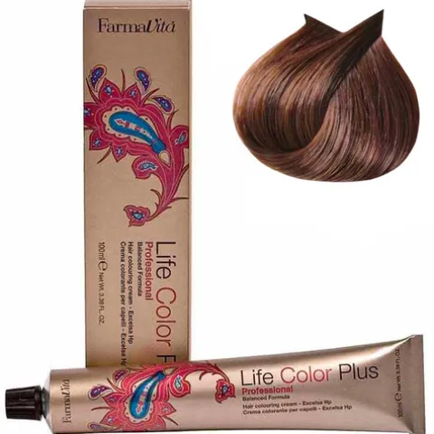 Farmavita Coloração Life Color Plus 6.34 Louro Escuro Dourado Acobreado