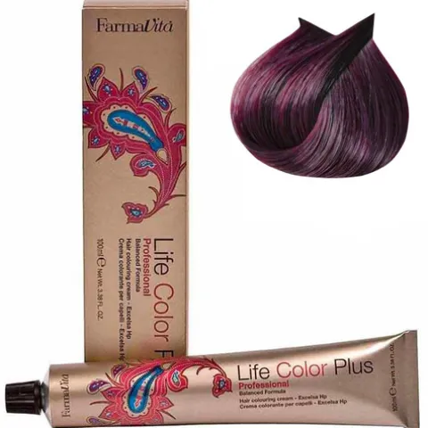 Farmavita Coloração Life Color Plus 6.26 Louro Escuro Irisado Vermelho
