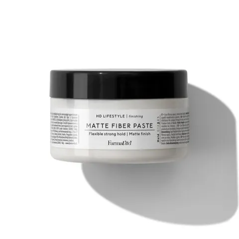 Farmavita Hd Lifestyle Matte Fiber Paste Cera De Fixação Forte E Flexível