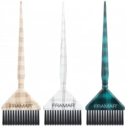 Framar Plaid Hair Day Trinchas Largas De Coloração