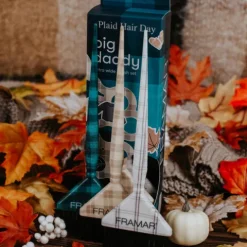 Framar Plaid Hair Day Trinchas Largas De Coloração