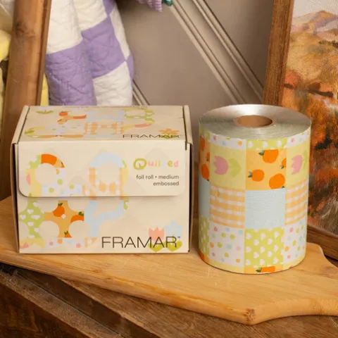 Framar Quilted Rolo Papel De Alumínio