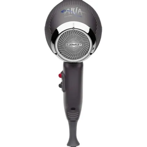 Gamma+ Aria Dual Ionic Secador De Cabelo Profissional Preto Grafite