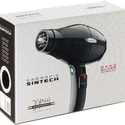 Gamma+ Sintech Secador De Cabelo Profissional Preto
