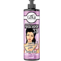 Gota Dourada Condicionador Matizador 3D - Super Black