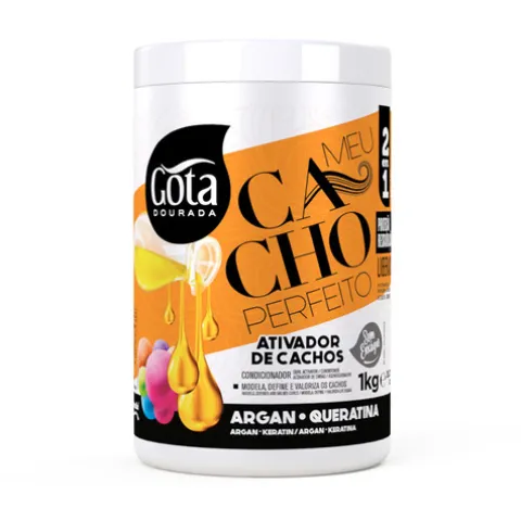 Gota Dourada Meu Cacho Perfeito Ativador De Cachos