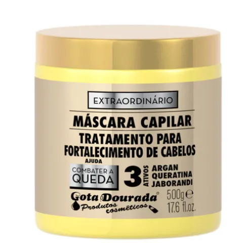 Gota Dourada Máscara De Fortalecimento Extraordinário