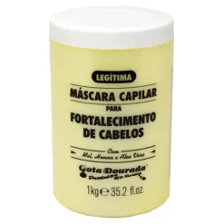 Gota Dourada Máscara De Fortalecimento De Cabelos