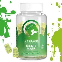Ivybears Hair Vitamins For Men Suplemento Fortificante Cabelo E Unhas