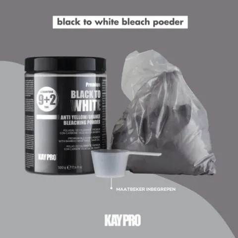 Kaypro Premium Black To White Pó Descolorante 9+2