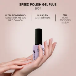 Kelly K Speed Verniz Gel Plus Kit - Os Nudes