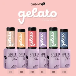 Kelly K Speed Verniz Gel Plus Coleção Gelato Gc5