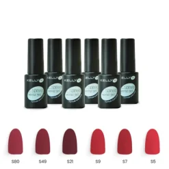 Kelly K Speed Verniz Gel Kit Os Vermelhos