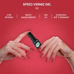 Kelly K Speed Verniz Gel Kit Os Vermelhos