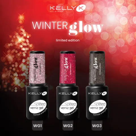 Kelly K Speed Verniz Gel Coleção Winter Glow Wg3