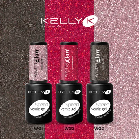 Kelly K Speed Verniz Gel Coleção Winter Glow Wg3