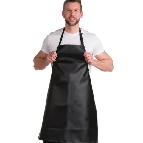 Lacla Avental Preto Liso De Barbeiro