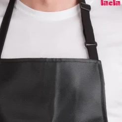Lacla Avental Preto Liso De Barbeiro