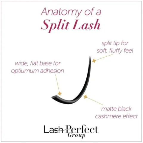 Lash Perfect C Curl 0.15 Flat Lashes - 11Mm