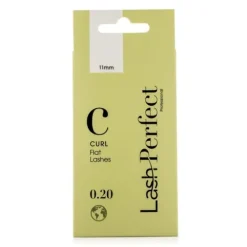 Lash Perfect C Curl 0.20 Flat Lashes 11Mm