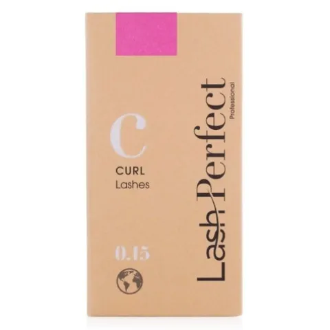 Lash Perfect C Curl 0.15 Flat Lashes - 12Mm
