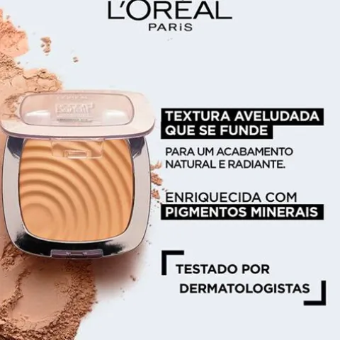 L’Oréal Paris Accord Parfait Pó Compacto Com Ácido Hialurónico - 3.R/3.C Be