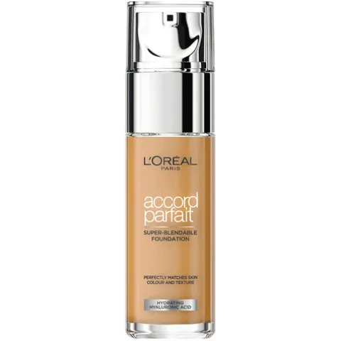 L’Oréal Paris Accord Parfait Base Com Ácido Hialurónico - 6.5D/W Golden Tof