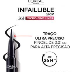 L’Oréal Paris Infaillible Micro Fine Liner 36H Eyeliner 01 Obsidian