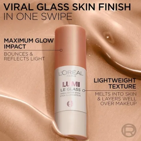 L’Oréal Paris Lumi Le Glass Stick Iluminador 610 Glassy Pearl Eclat