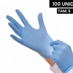Luvas Nitrilo Sem Pó Azul