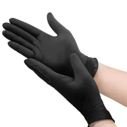 Luvas Nitrilo Sem Pó Preto