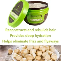 Macadamia Deep Repair Máscara De Reparação Profunda Cabelo Seco Danificado