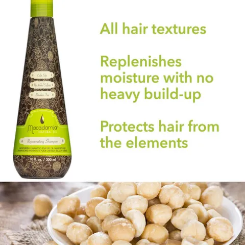 Macadamia Rejuvenating Champô Hidratante Cabelo Seco Danificado
