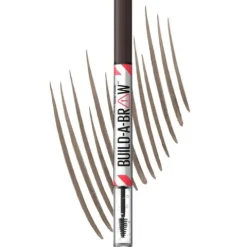 Maybelline Build-A-Brow 2 In 1 Caneta E Gel De Sobrancelhas 259 Ash Brown