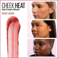 Maybelline Cheek Heat Blush Em Gel 15 Nude Burn